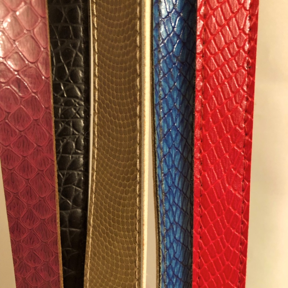VINTAGE 2 JORDACHE NWOT 5 LEATHER BELTS sizes 14-16
